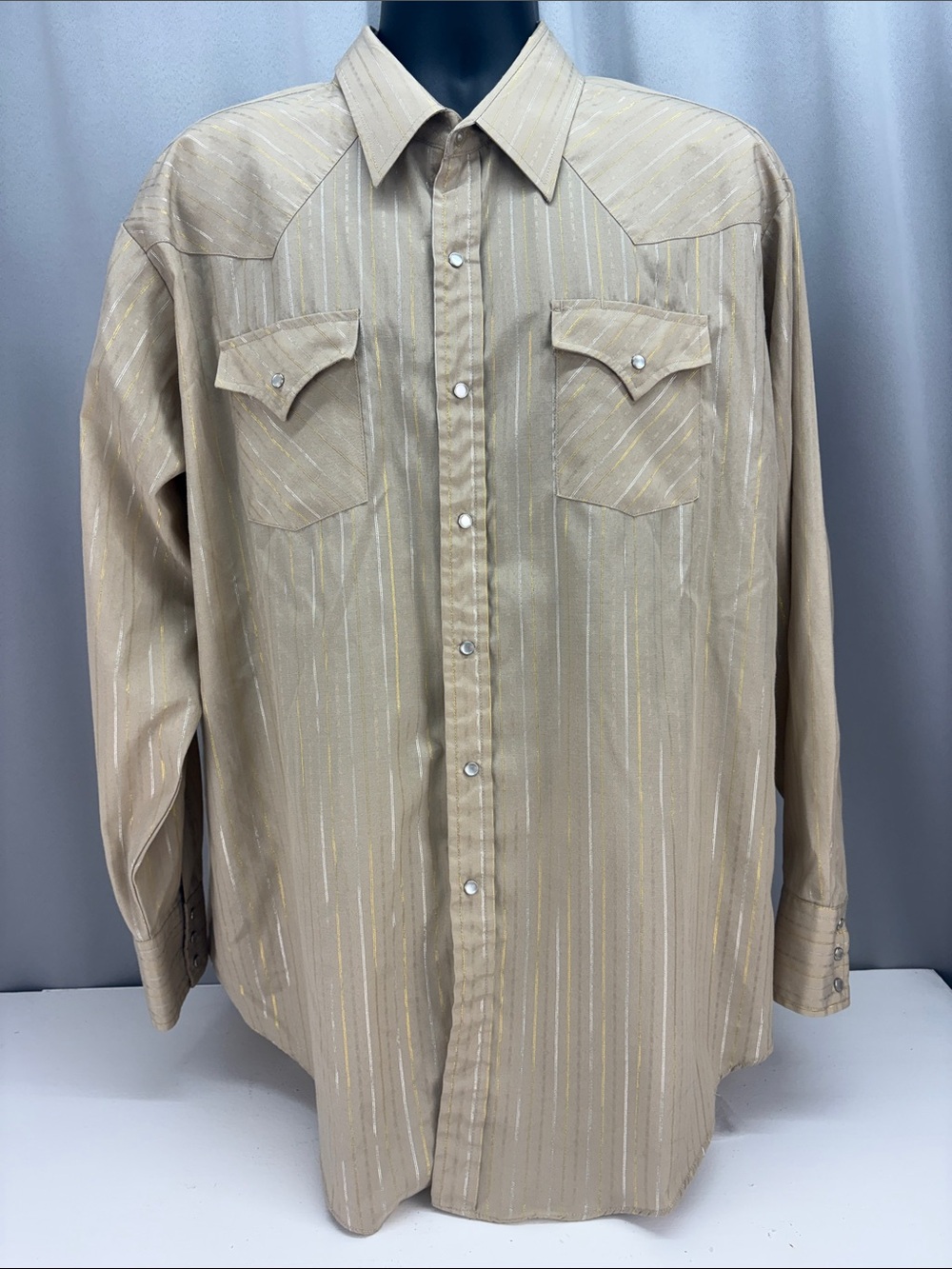 Ely Cattleman Pearl Snap Shirt XXL Mens